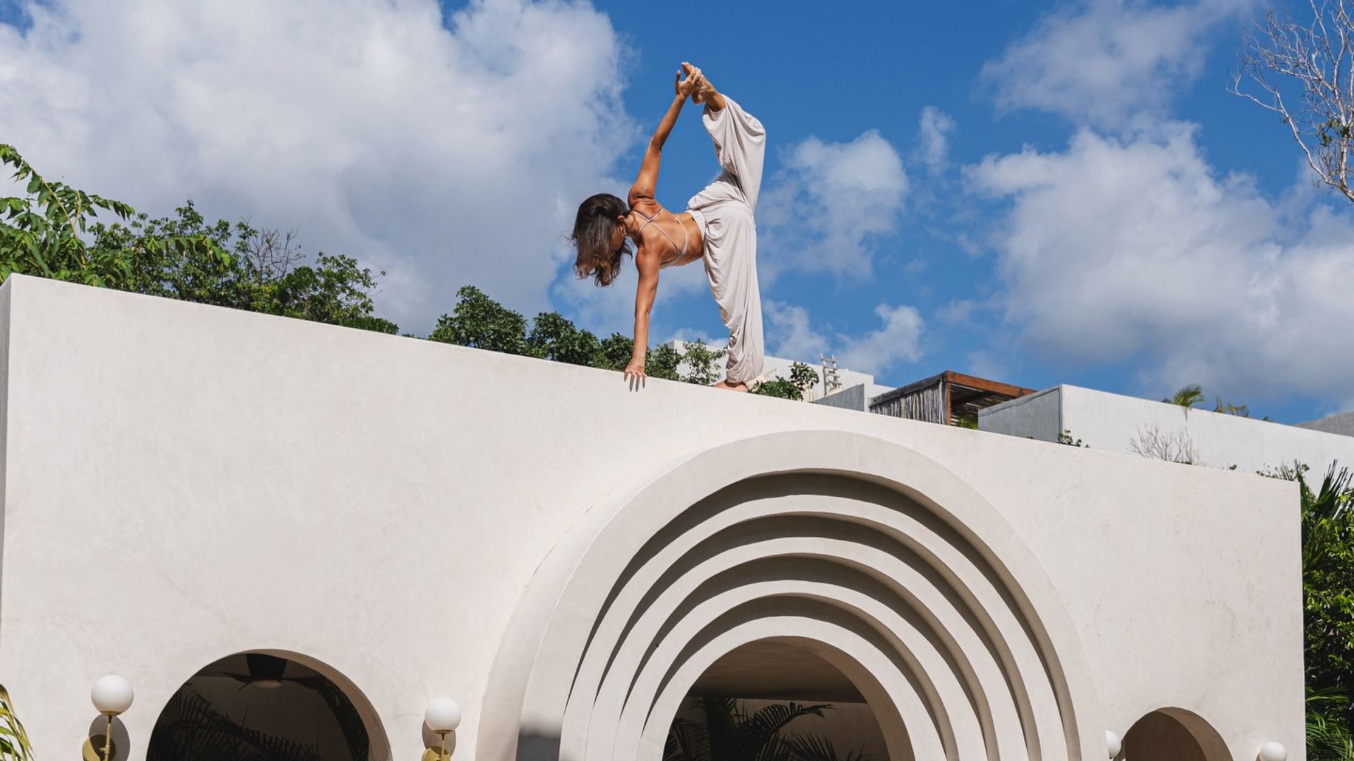 Sky villa space for wellness rituals in Tulum